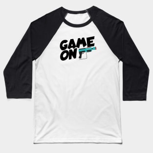 Lasertag game on Baseball T-Shirt